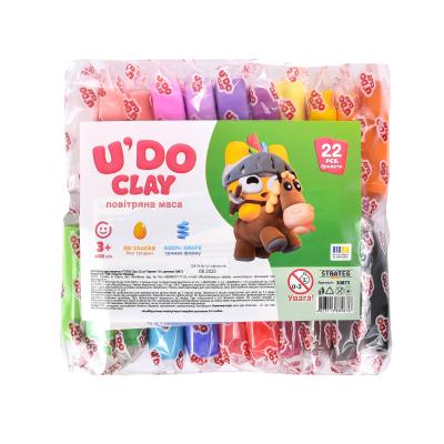 Купить НАБОР ДЛЯ ТВОРЧЕСТВА "U'DO CLAY 22 ШТ." БРИКЕТ 10Г (30873)