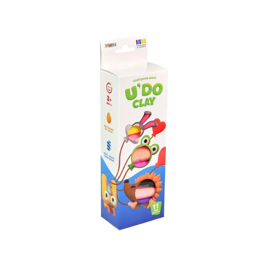 Купить НАБОР ДЛЯ ТВОРЧЕСТВА "U'DO CLAY 11 ШТ." БРИКЕТ 10 Г (УКР) 30842_2