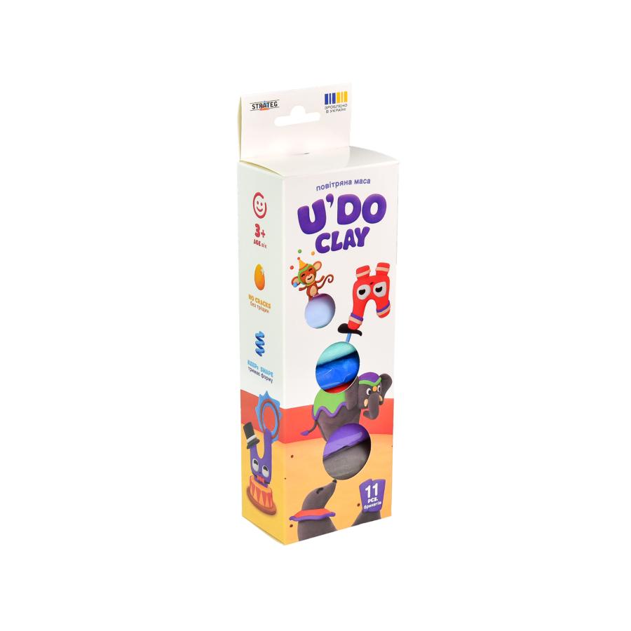 Купить НАБОР ДЛЯ ТВОРЧЕСТВА "U'DO CLAY 11 ШТ." БРИКЕТ 10 Г (УКР) 30842_6