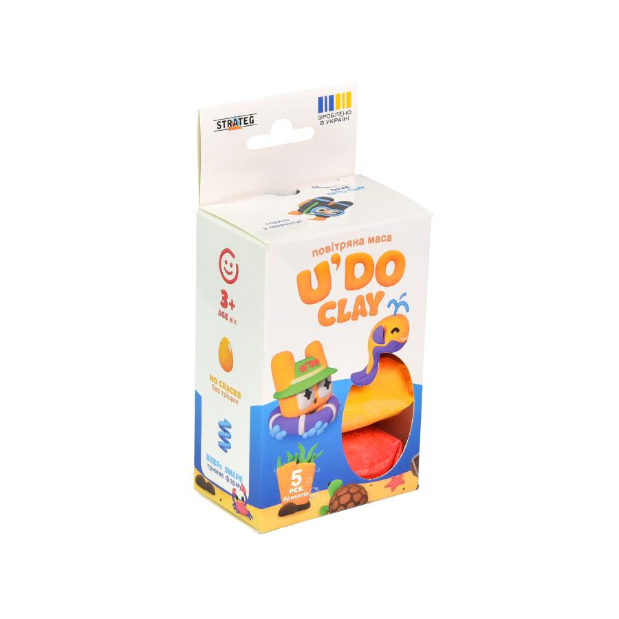 Купить НАБОР ДЛЯ ТВОРЧЕСТВА "U'DO CLAY 5 ШТ." БРИКЕТ 10 Г (УКР) 30843_4