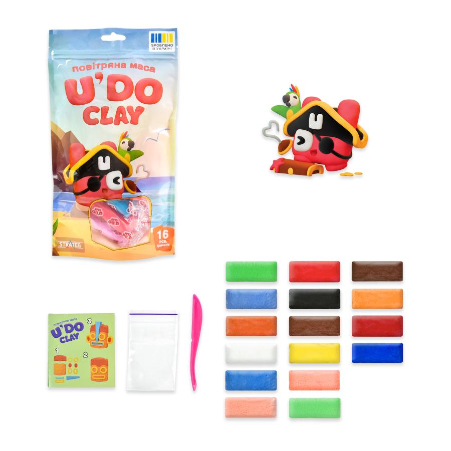 Купить НАБОР ДЛЯ ТВОРЧЕСТВА "U'DO CLAY 16 ШТ." STRATEG (30879)_1 Купить НАБОР ДЛЯ ТВОРЧЕСТВА "U'DO CLAY 16 ШТ." STRATEG (30879)_1