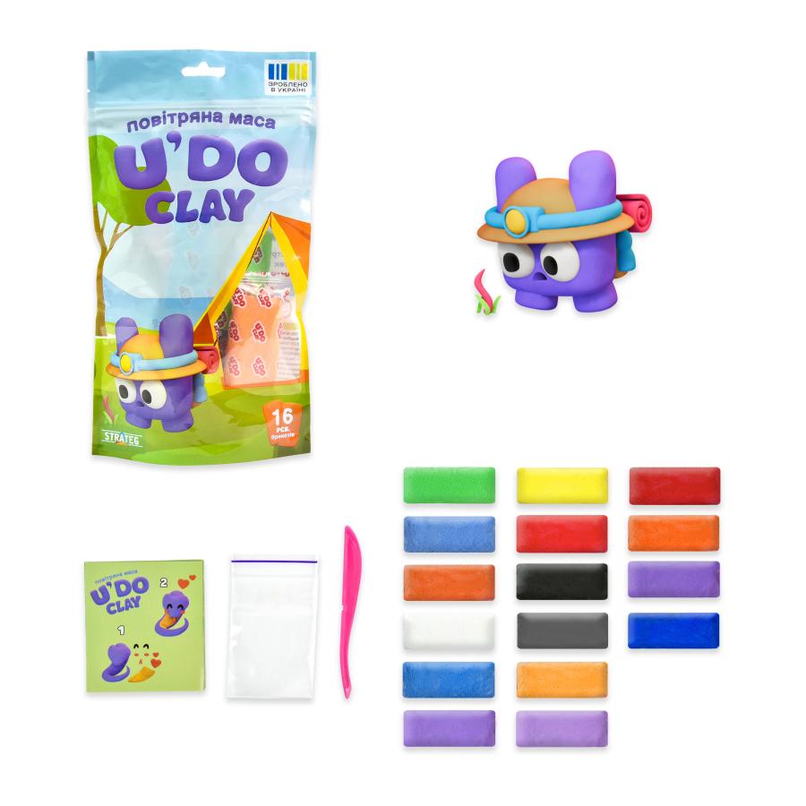 Купить НАБОР ДЛЯ ТВОРЧЕСТВА "U'DO CLAY 16 ШТ." STRATEG (30879)_3 Купить НАБОР ДЛЯ ТВОРЧЕСТВА "U'DO CLAY 16 ШТ." STRATEG (30879)_3