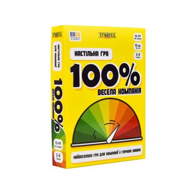 Купить НАСТОЛЬНАЯ ИГРА STRATEG 100% ВЕСЕЛАЯ КОМПАНИЯ (30949)