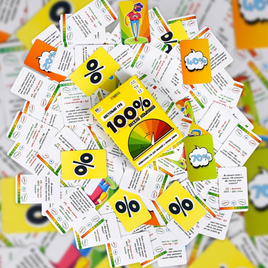 Придбати НАСТІЛЬНА ГРА STRATEG 100% ВЕСЕЛА КОМПАНІЯ (30949)_5