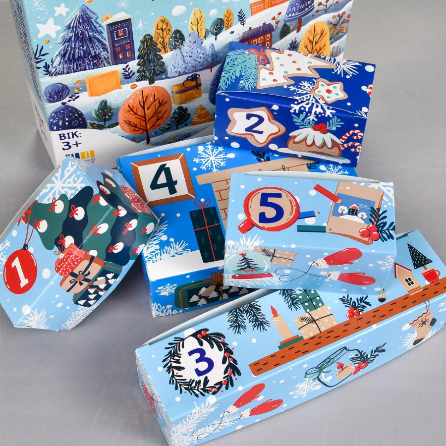 Придбати НАБІР ДЛЯ ТВОРЧОСТІ STRATEG ЗИМОВИЙ АДВЕНТ КАЛЕНДАР (31047)_3